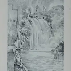 Manlio Sarra, Liri waters, Signature lower right; edition bottom left.