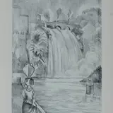 Manlio Sarra, Liri waters, Signature lower right; edition bottom left.