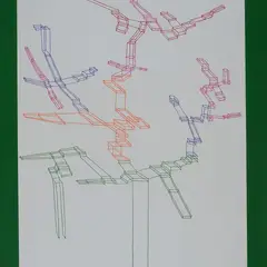 systematic 2 by Achille Perilli, 1975, offered Jul 2023