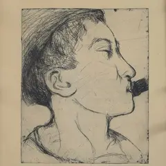 Drinking boy by Ernesto Treccani, offered Jul 2023