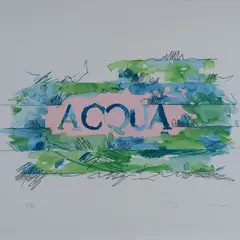 Waterfall by Mario Schifano, Sign lower right; edition bottom left., offered Jul 2023