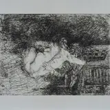 Ugo Attardi, Figure in the room