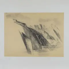 Without title by Mario Becchis, 1957, offered Jul 2023