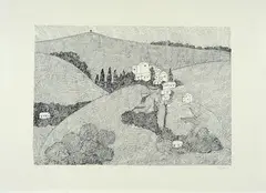 Venturino Venturi, Tuscan landscape