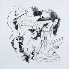Without title by Franco Murer, 1988, offered Jul 2023