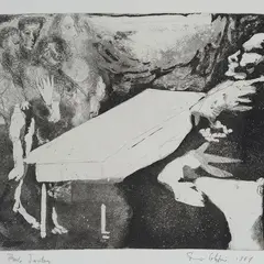Without title by Ennio Calabria, 1961, offered Jul 2023
