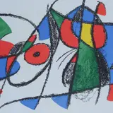 Joan Miró, Without title, Stamped on the reverse: "Lithographie originale VIII".