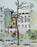Square in Paris by Orfeo Tamburi, offered Jul 2023