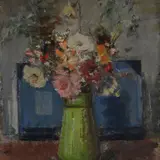 Lino Baccarini, Flowerpot, Sign at the bottom to the left.