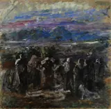 Ugo Capocchini, Lamentation over the dead Christ, 1946