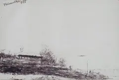 Landscape by Nino Tirinnanzi, 1955, offered Jul 2023