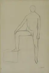 Naked by Ottone Rosai, 1938, offered Jul 2023
