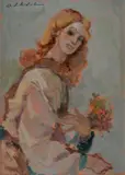 Osman Lorenzo De Scolari, Figure of a woman
