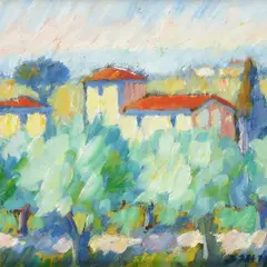 Landscape by Dino Migliorini, offered Jul 2023