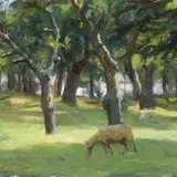 Giuseppe Magni, Landscape with sheep