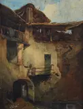 Carlo Pittara, Dilapidated house