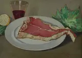 The steak by Giovanni Lomi, Signature lower right., offered Jul 2023