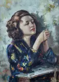 Franco Rispoli, Woman in prayer