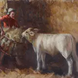 Giuseppe Magni, Peasant woman with calf
