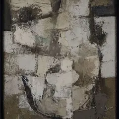 Mario Bionda, Image on a gray background, 1957