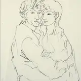 Corrado Cagli, Couple, 1967