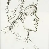 Corrado Cagli, Profile of man, 1967
