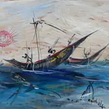 Lojze Spazzapan, boats