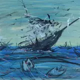 Lojze Spazzapan, Sailing ship