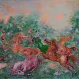 Aligi Sassu, Horses in the Sorrenti