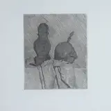 Giorgio Morandi, Still Life with Two Objects and a Drape on a Table, 1929, Signature and date lower right; print run bottom left. Bibliography: