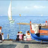 Ada Pratella, Fishermen on the pier