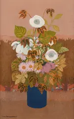 Flowers by Marcello Boccacci, Sign at the bottom to the left., offered May 2023