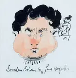 Arthur Paul Hoggart, Caricature, Signature bottom center.