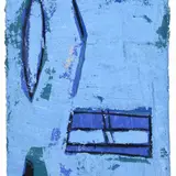 Tommaso Cascella, Without title, 1989, On the reverse: signature and date.