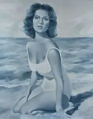 Bathing beauties by Gianmarco Montesano, On the reverse: signature and title., offered May 2023