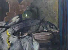 Paul Erbe, Still life with fish