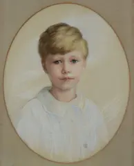 Child by Constance Phillot, Watercolor, offered May 2023