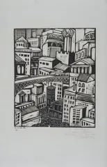 Without title by Pino Stampini, offered May 2023