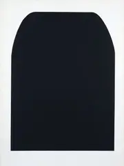 Alberto Burri, Whites and Blacks I - A, 1967