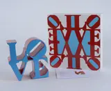 Robert Indiana, American Love, Painted polystone