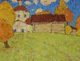Vladimir Yukin, Landscape with houses