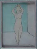 Marcello Landi, Female nude, 1961