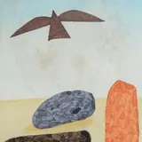Lucio Del Pezzo, Stones and bird