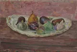 Oscar Saccorotti, Dish with figs and pear, 1939
