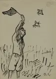 Ottone Rosai, The butterfly catcher (for Il Bargello magazine)