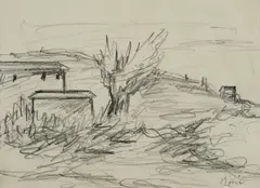 Landscape by Ottone Rosai, offered Apr 2023