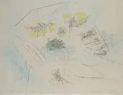 Without title by Sebastian Matta, 1961, offered Apr 2023