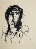 Lucio Fontana, Figure of a girl