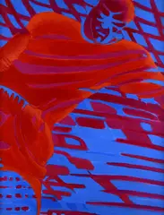 Titina Maselli, Stadium, 1987, On the reverse: signature