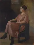 Achille Beltrame, Seated woman